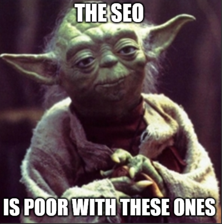 mouldy seo meme from a meme generator